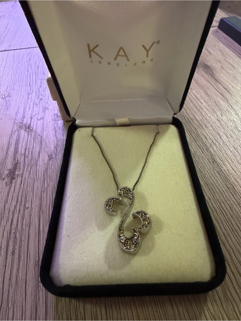 Kay Jewelers Jane Seymour Open Heart Diamond Necklace